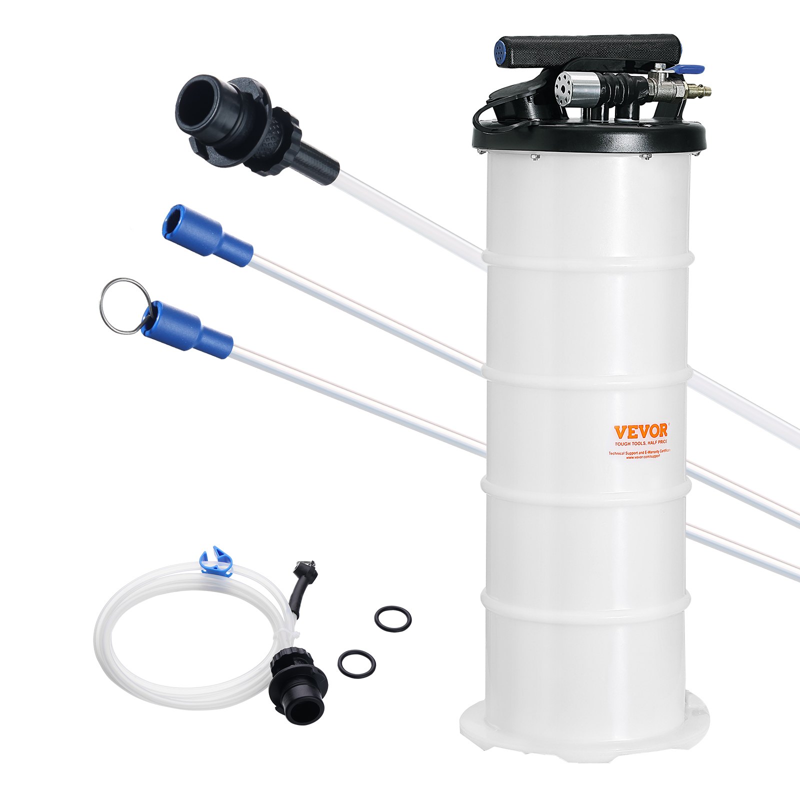 Paineilmakäyttöinen öljynvaihtopumppu North Craft YS-088, 6.5L, Pneumaattinen, Valkoinen/Musta