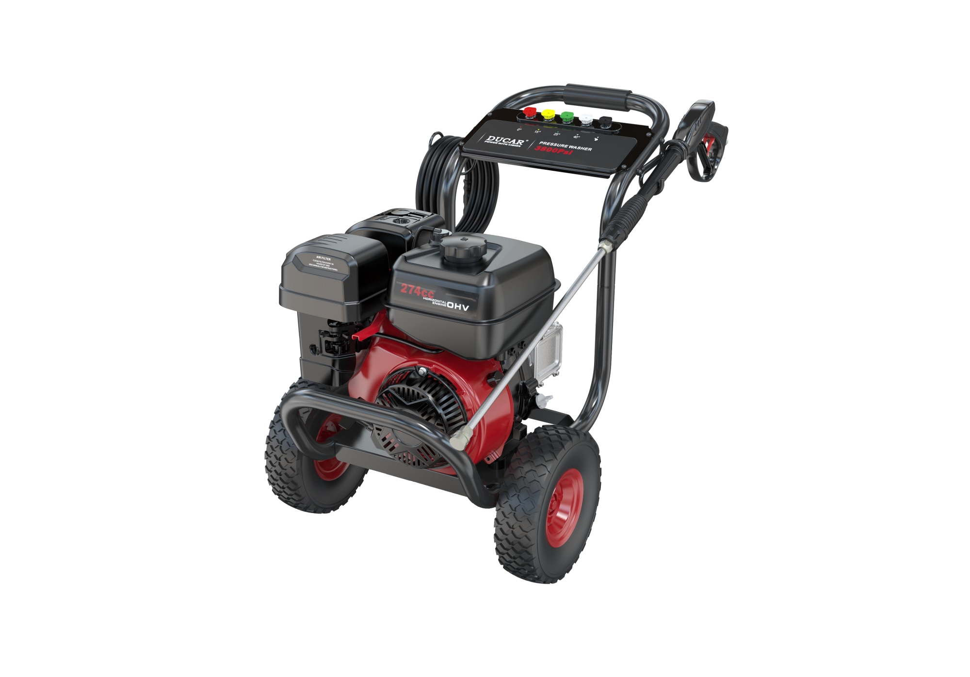 Painepesuri polttomoottorilla Ducar DGPW38T, 262 bar