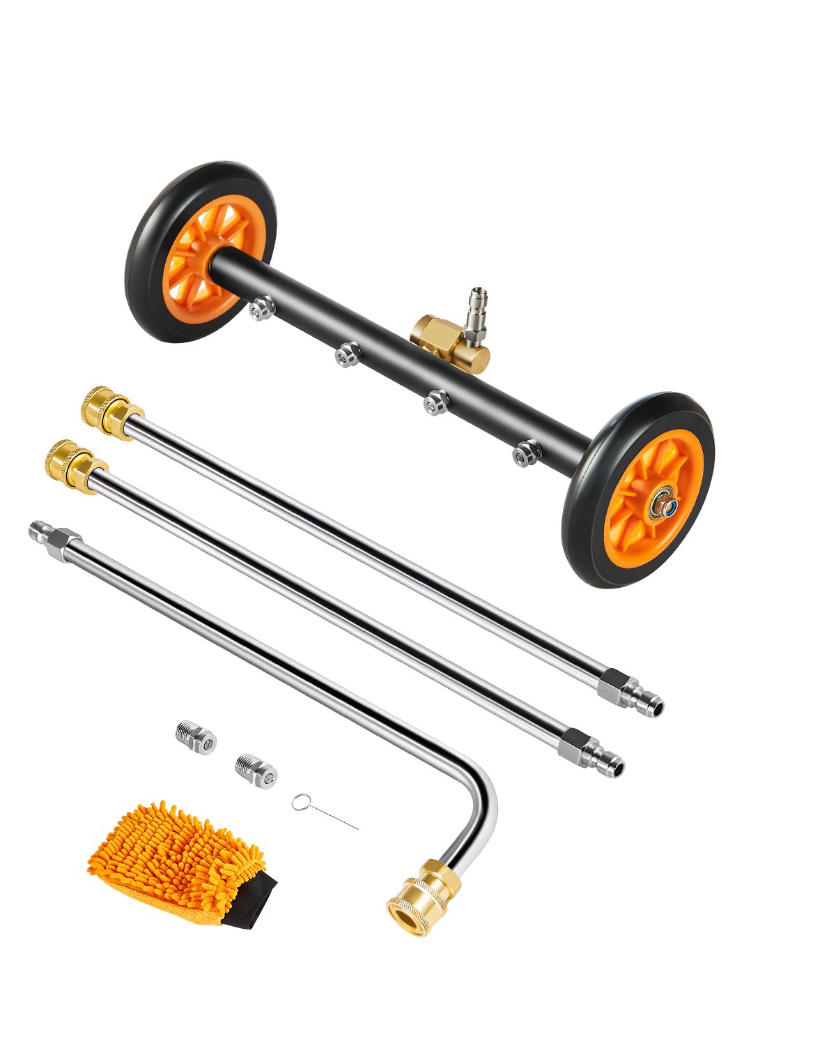 Painepesurin alustanpuhdistin North Craft QD-QXQ01, 16&quot;, 4000 PSI, Oranssi