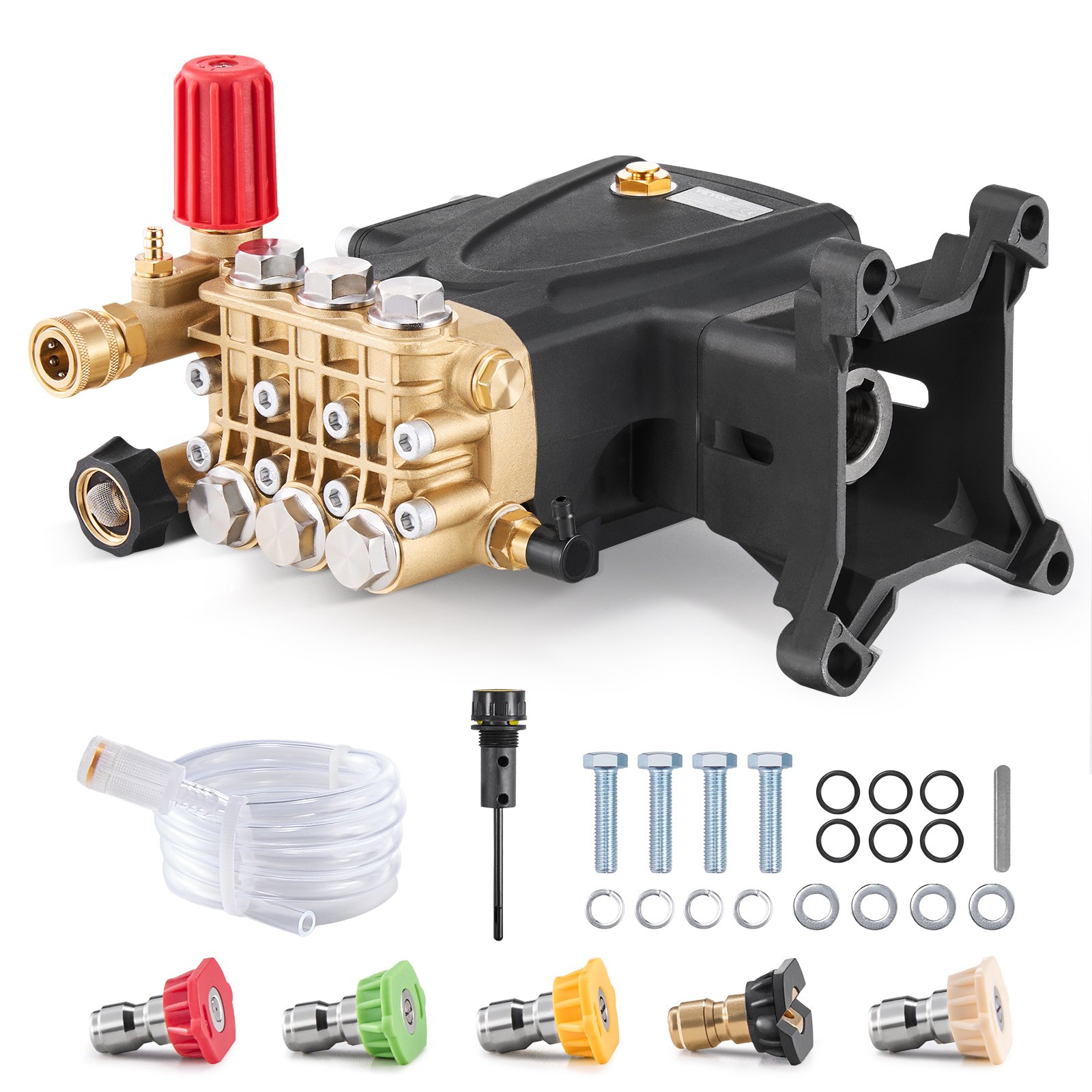 Painepesuripumppu North Craft QXB-9, 25.4 mm, 276 bar, 15 L/min, Musta