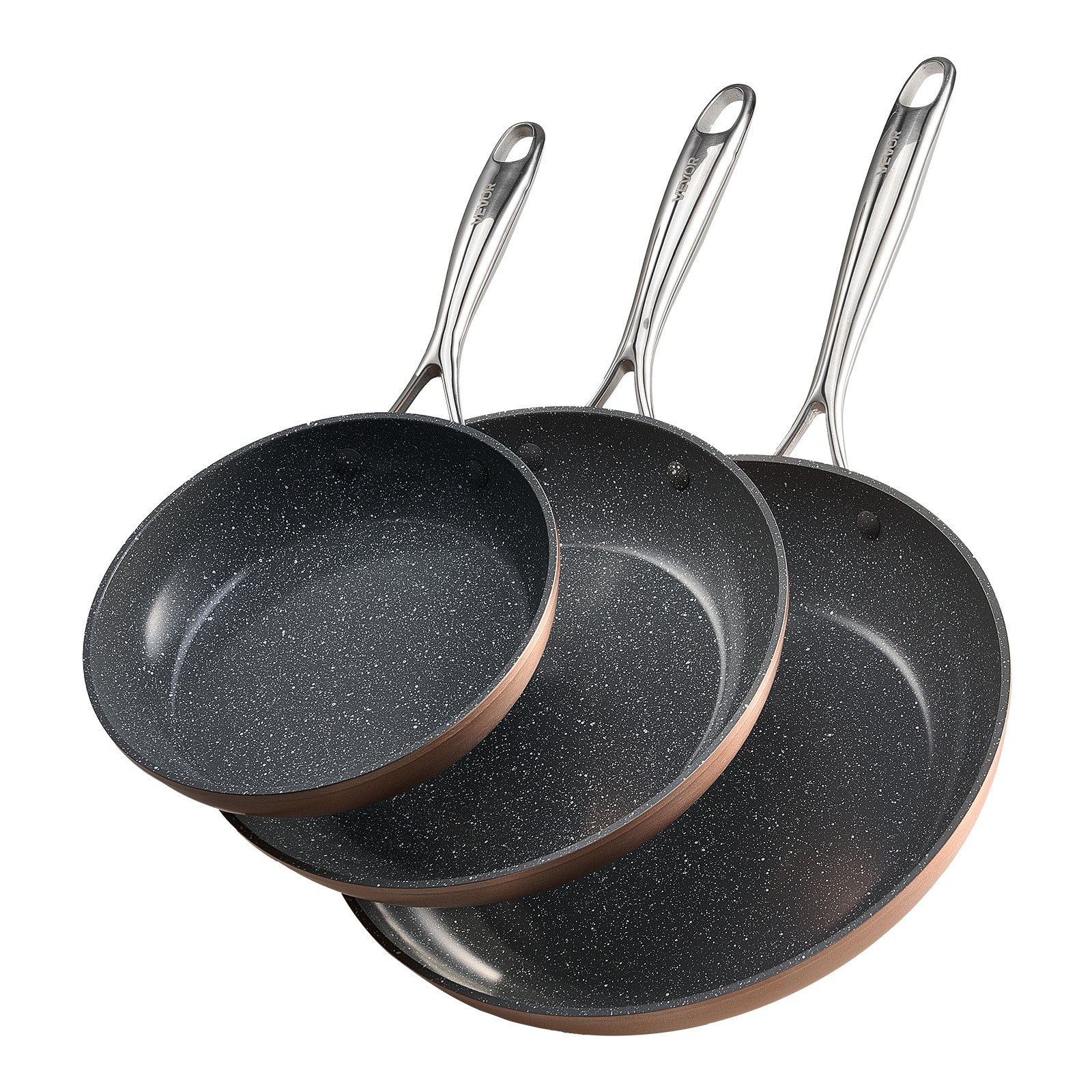 Paistinpannusetti North Craft ASL006-3, 20/27/30cm, Harmaa