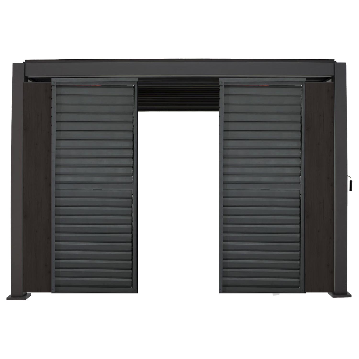 Paneeli Home4You Mirador-111, 60x309x2324,5 Mm, Mustanruskea