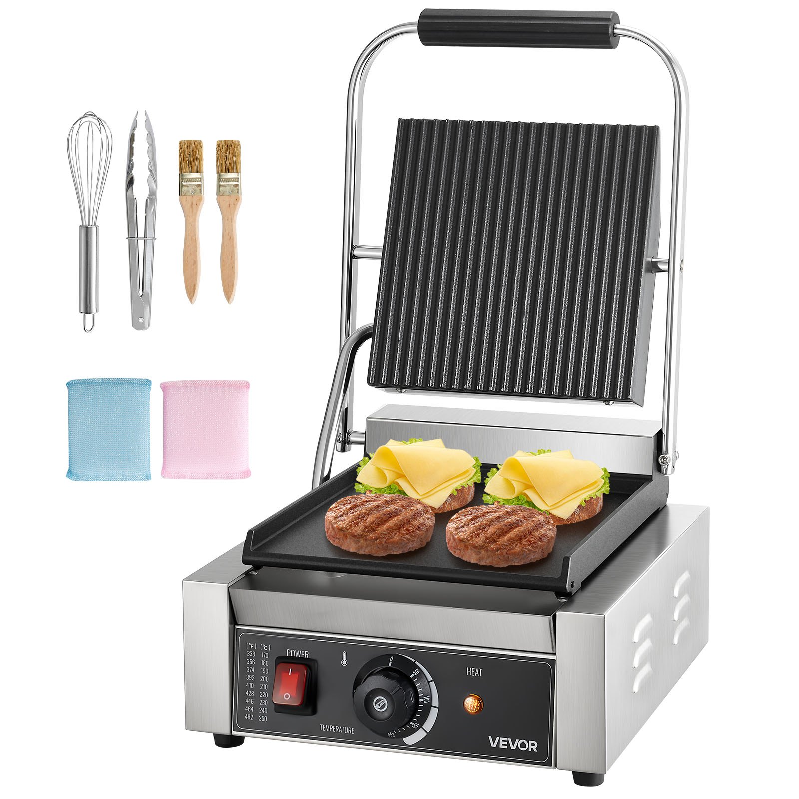Paninigrilli North Craft YS-811C-EU, 1800W, 22x23cm, Teräs