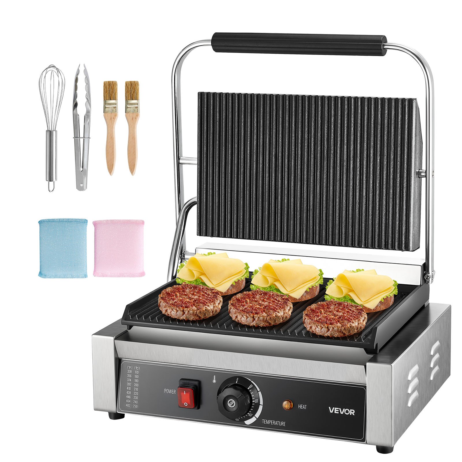 Paninigrilli North Craft YS-812B-EU, 2200W, 34x23cm, Teräs