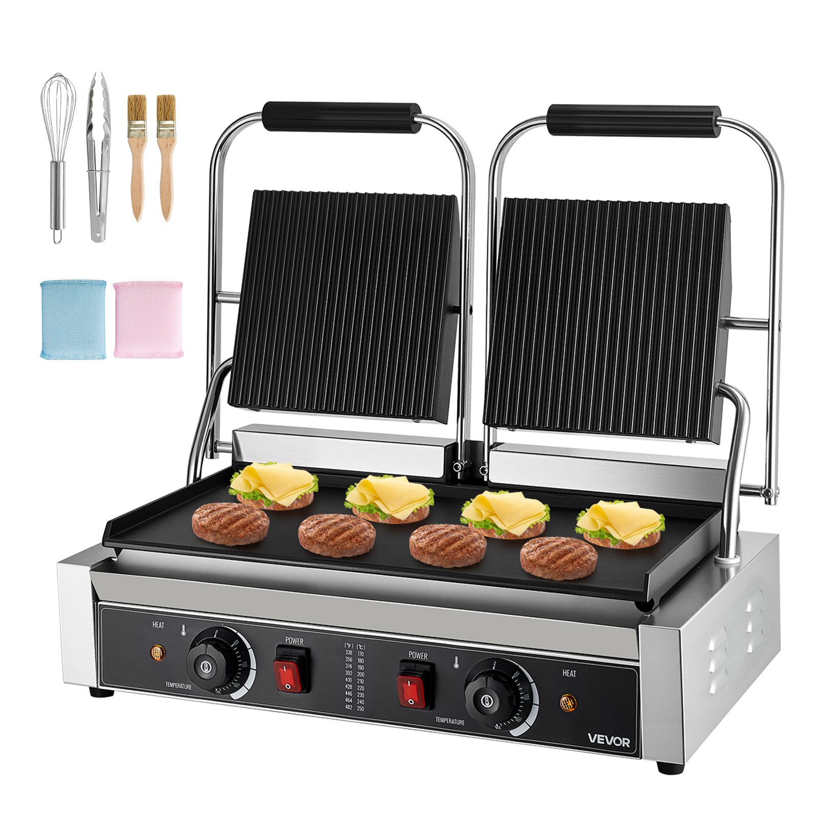 Paninigrilli North Craft YS-813C-EU, 3600W, 48x23cm, Ruostumaton Teräs