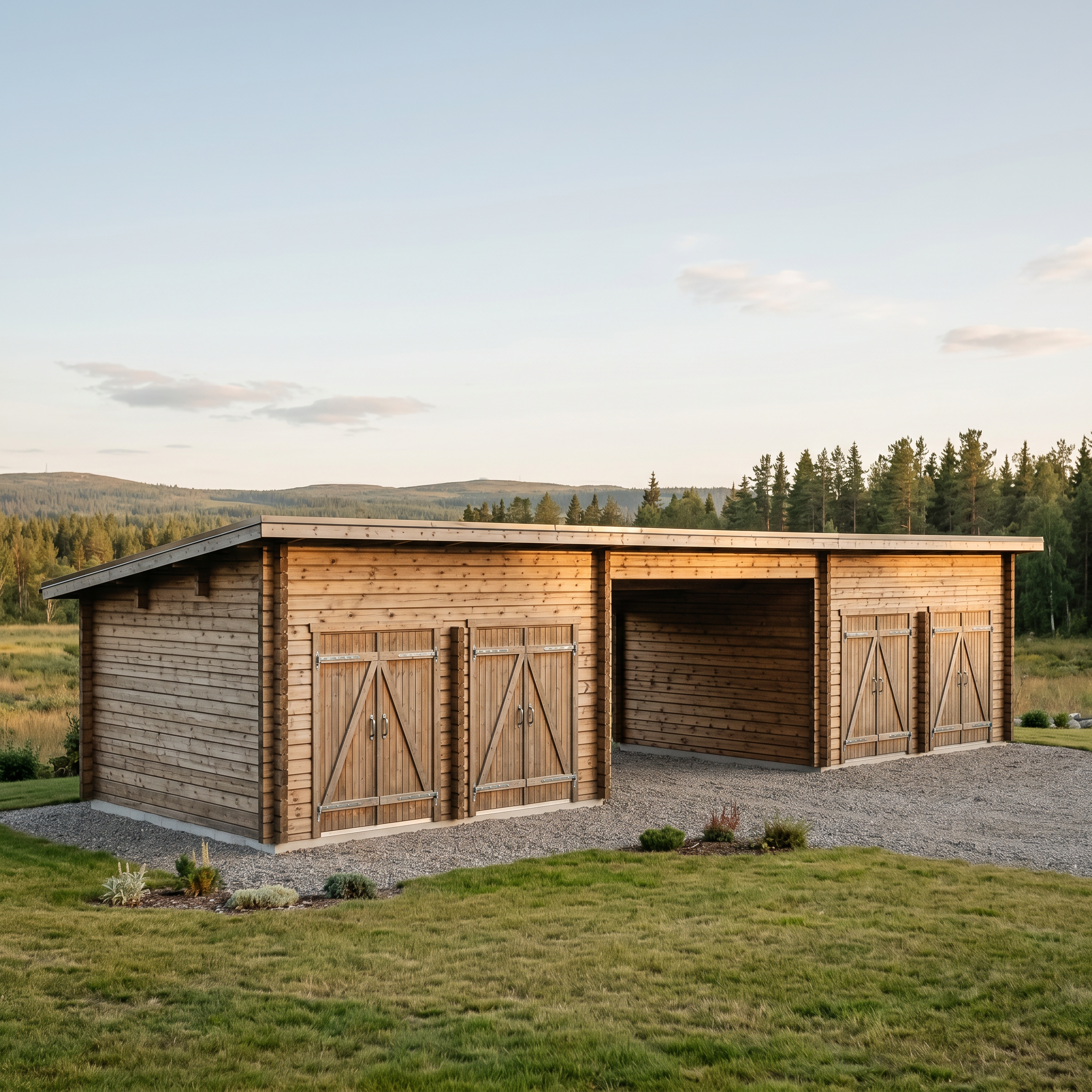 Parilato LP Garden PS-XL+XL, 20 m2 + 20 m2, välikatoksella