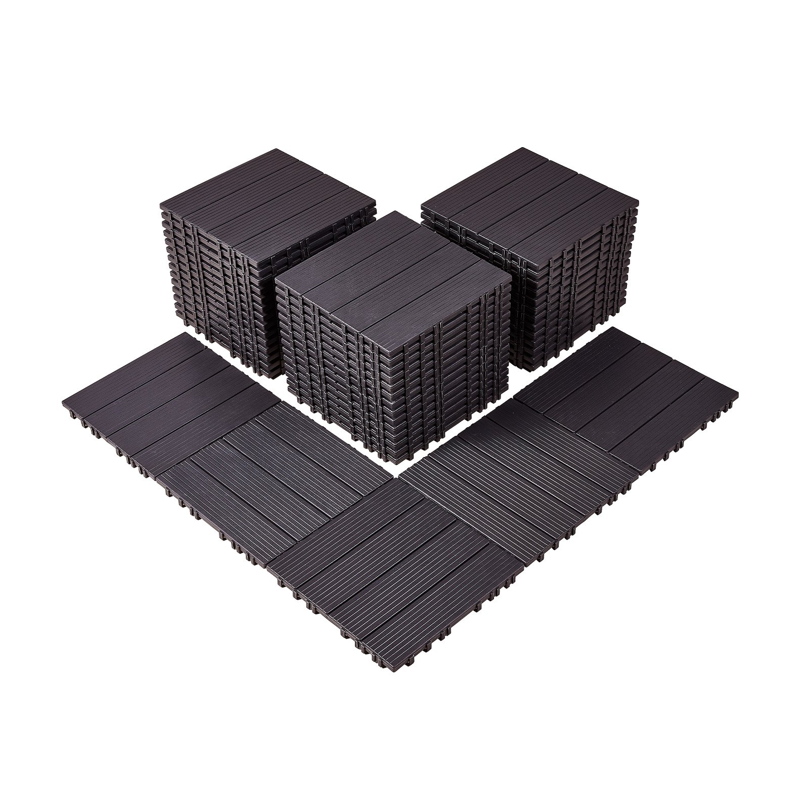 Parvekelaatta North Craft ALSL300, 11.8x11.8cm, tumma ruskea, 54 kpl