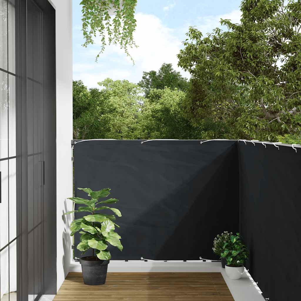 Parvekkeen suoja antrasiitti 120x300 cm oxford kangas