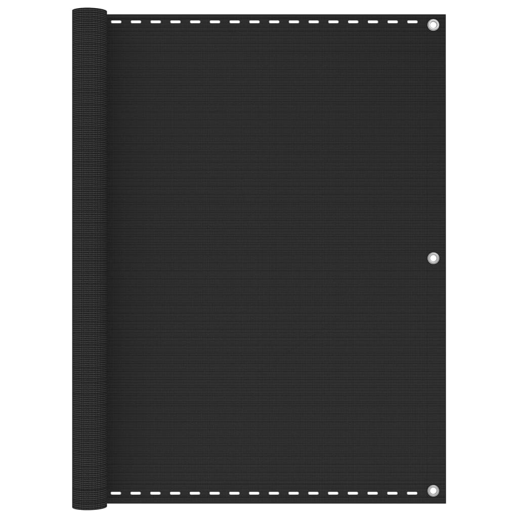 Parvekkeen suoja hdpe 120x500 cm antrasiitti