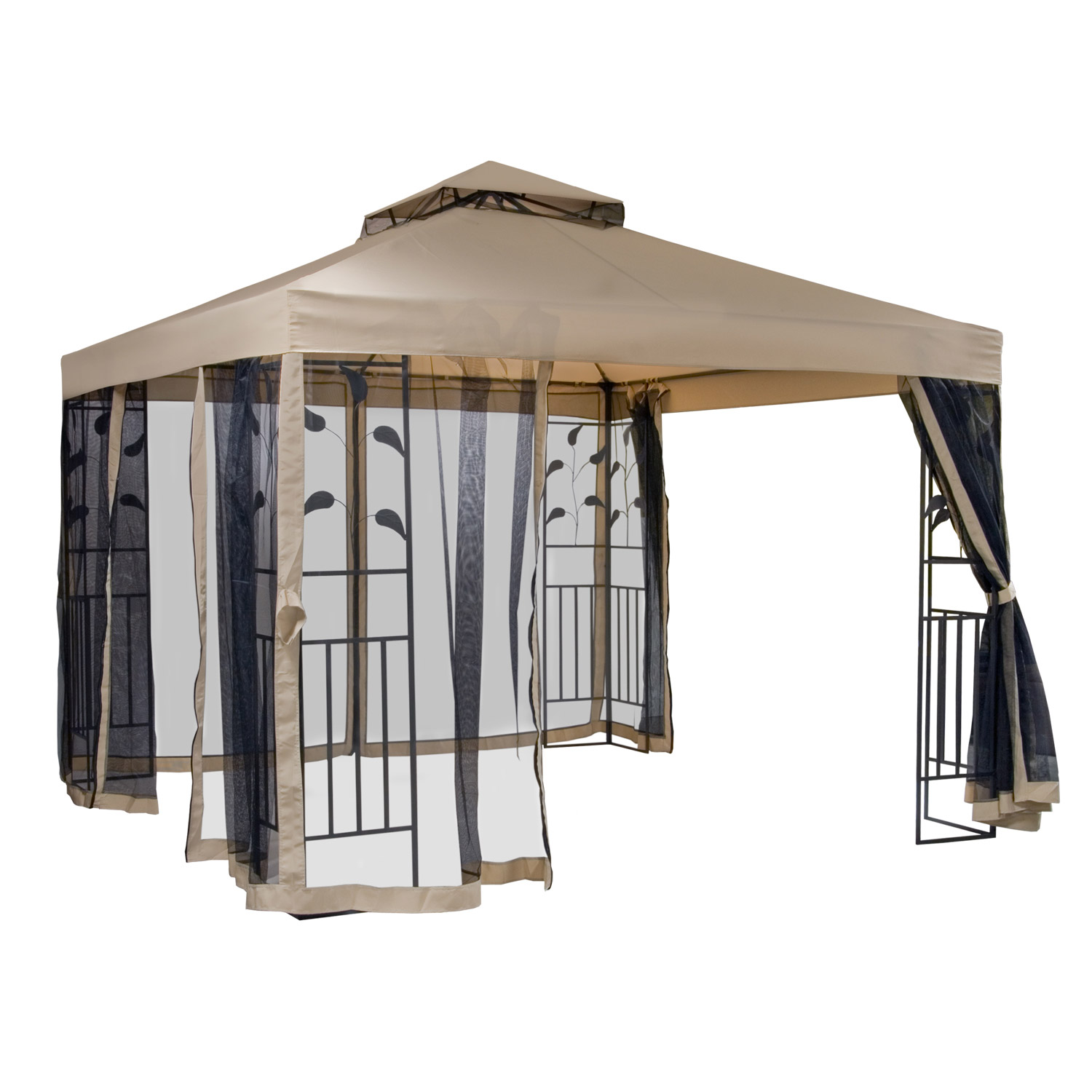 Paviljonki Home4You Leaf 3x3m, Beige