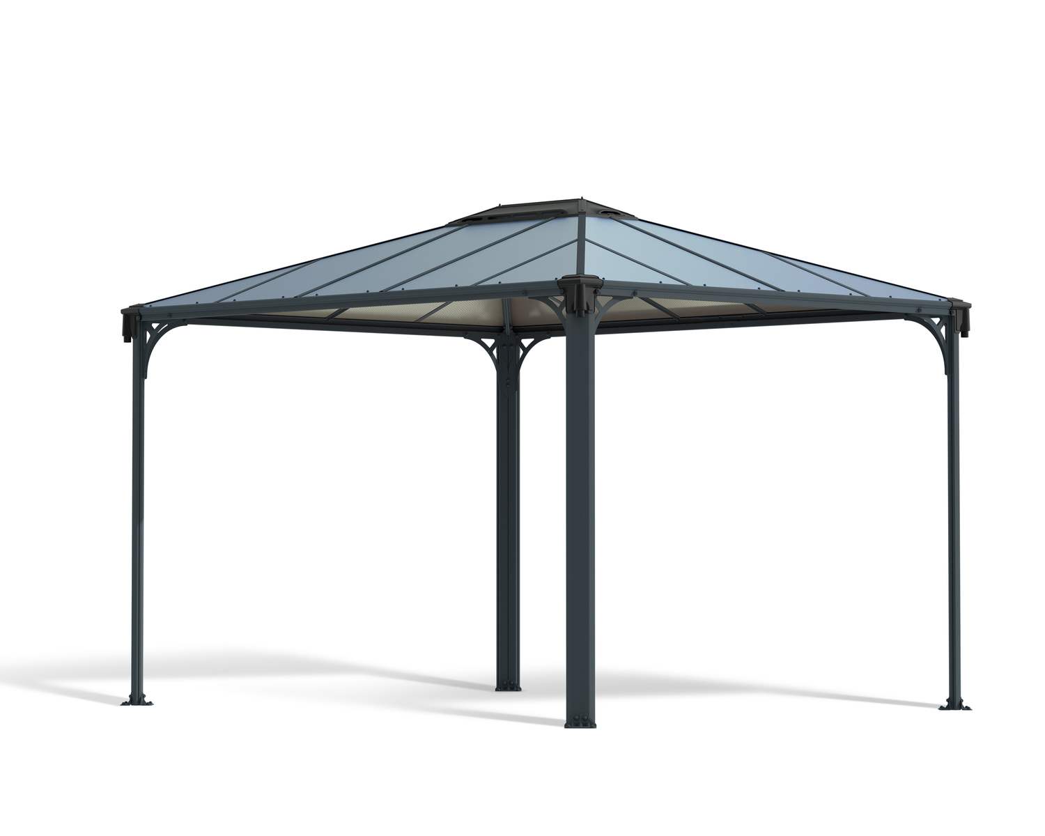 Paviljonki Palram-Canopia Martinique 3600, 3x3,6m, 10.8m², harmaa