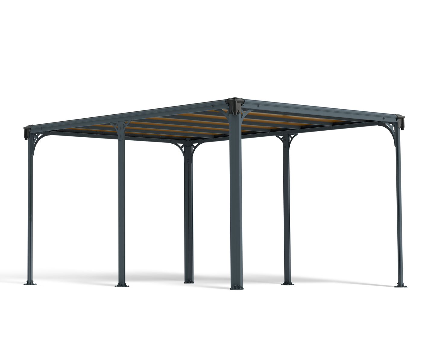 Paviljonki Palram-Canopia Milano 4300, 13,2m²3x4,3m, harmaa
