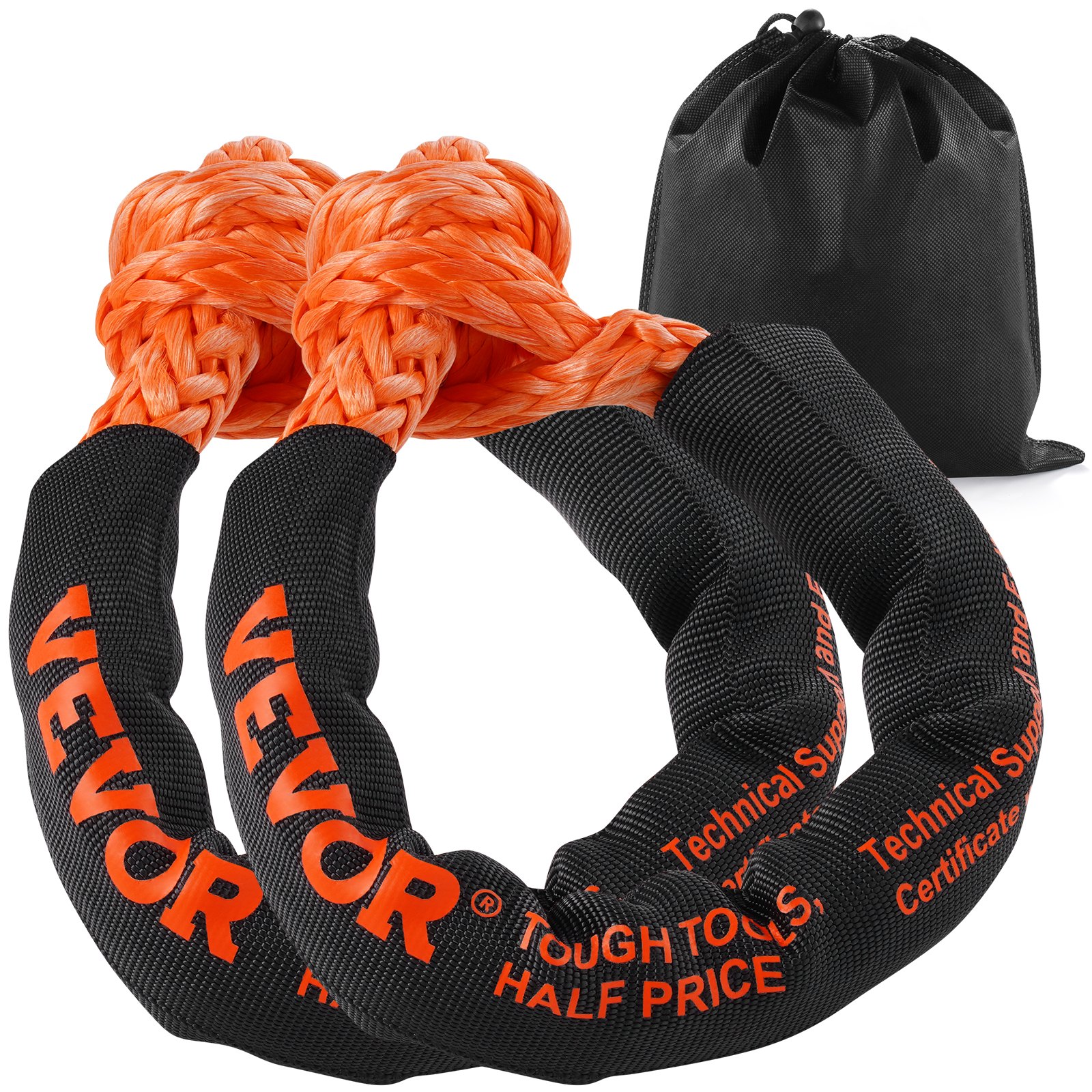 Pehmeä sakkeli North Craft Recovery Rope, 2 kpl, 1.3x56cm, Oranssi