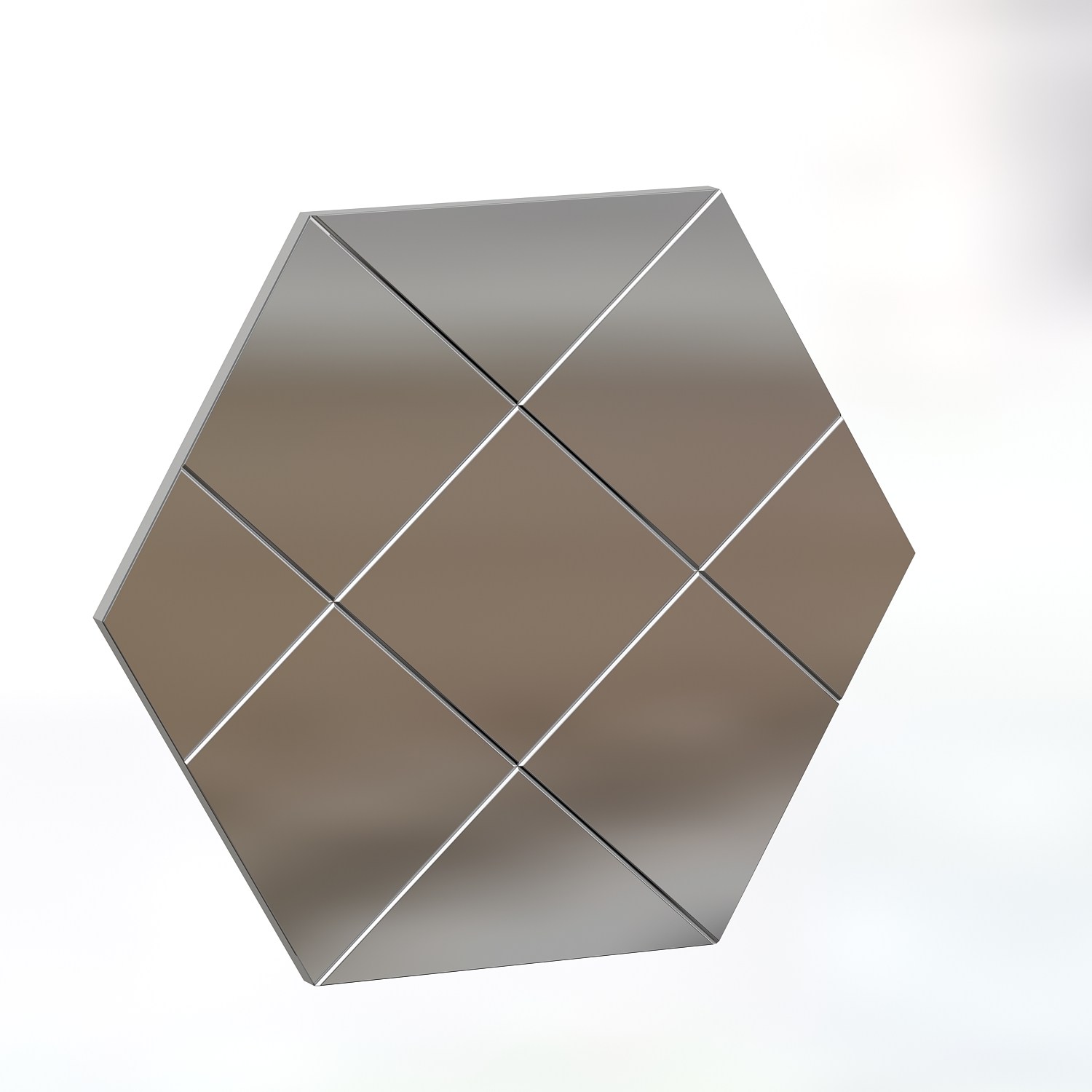 Peili Valento Furniture Assa, 70x60cm, Valkoinen
