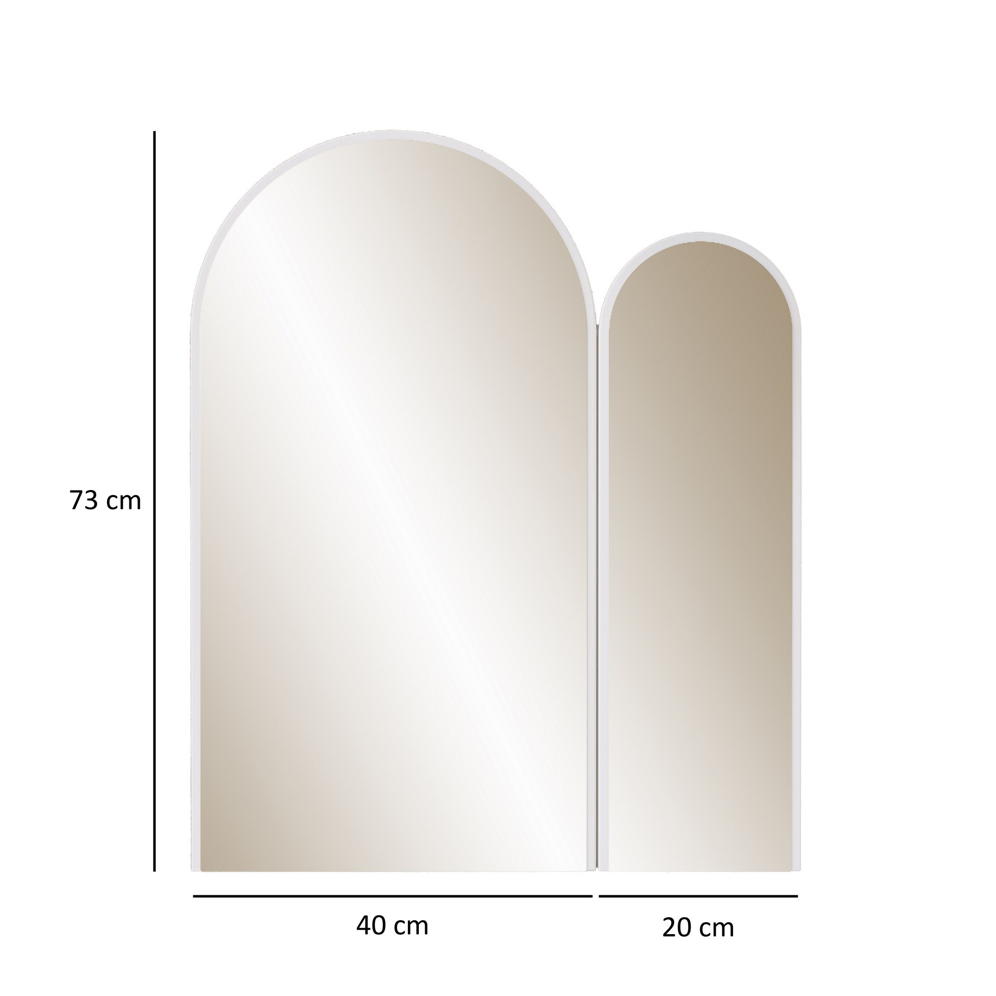 Peili Valento Furniture Classe, Valkoinen