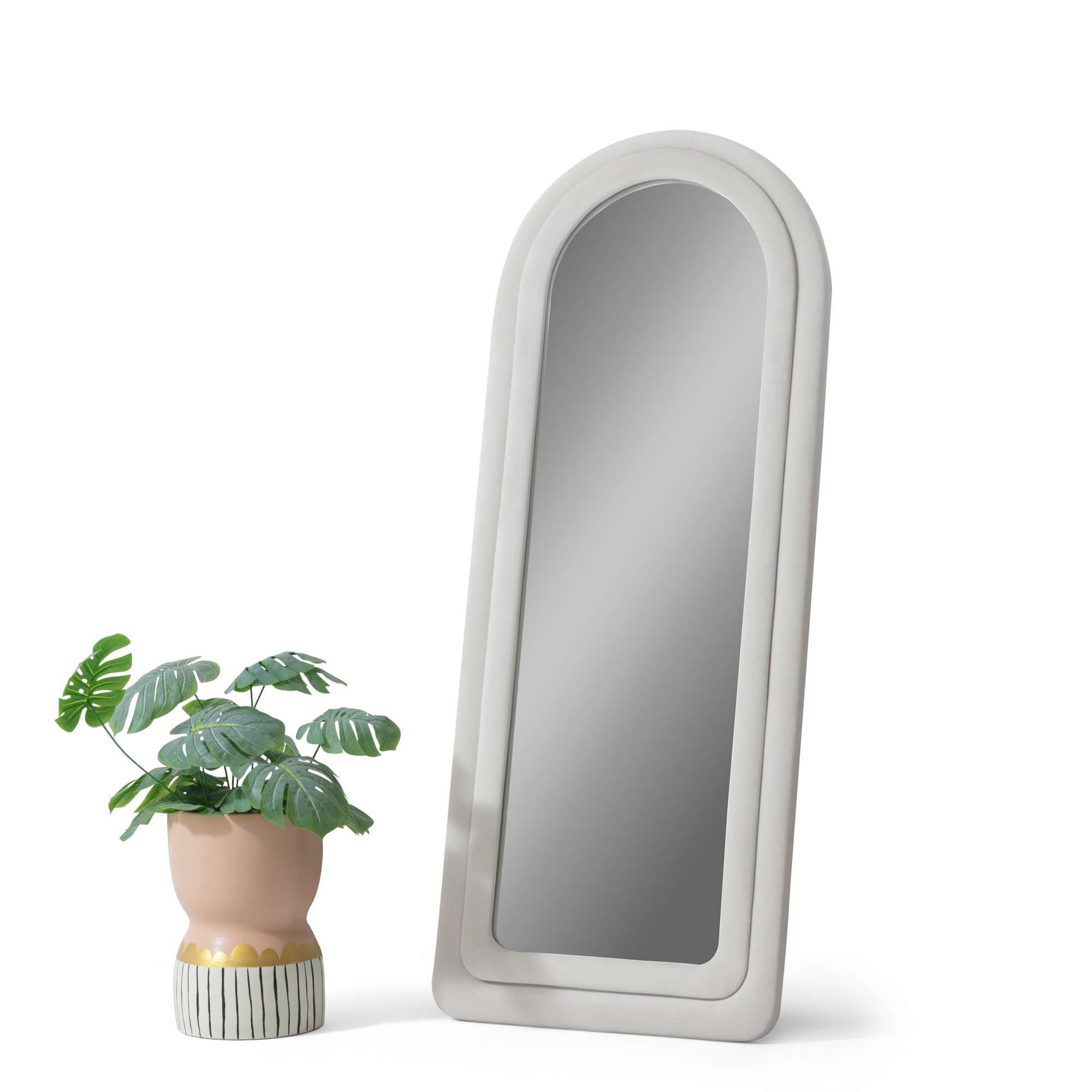 Peili Valento Furniture Doga, 65x170cm, Kiinnitys seinään, Cream