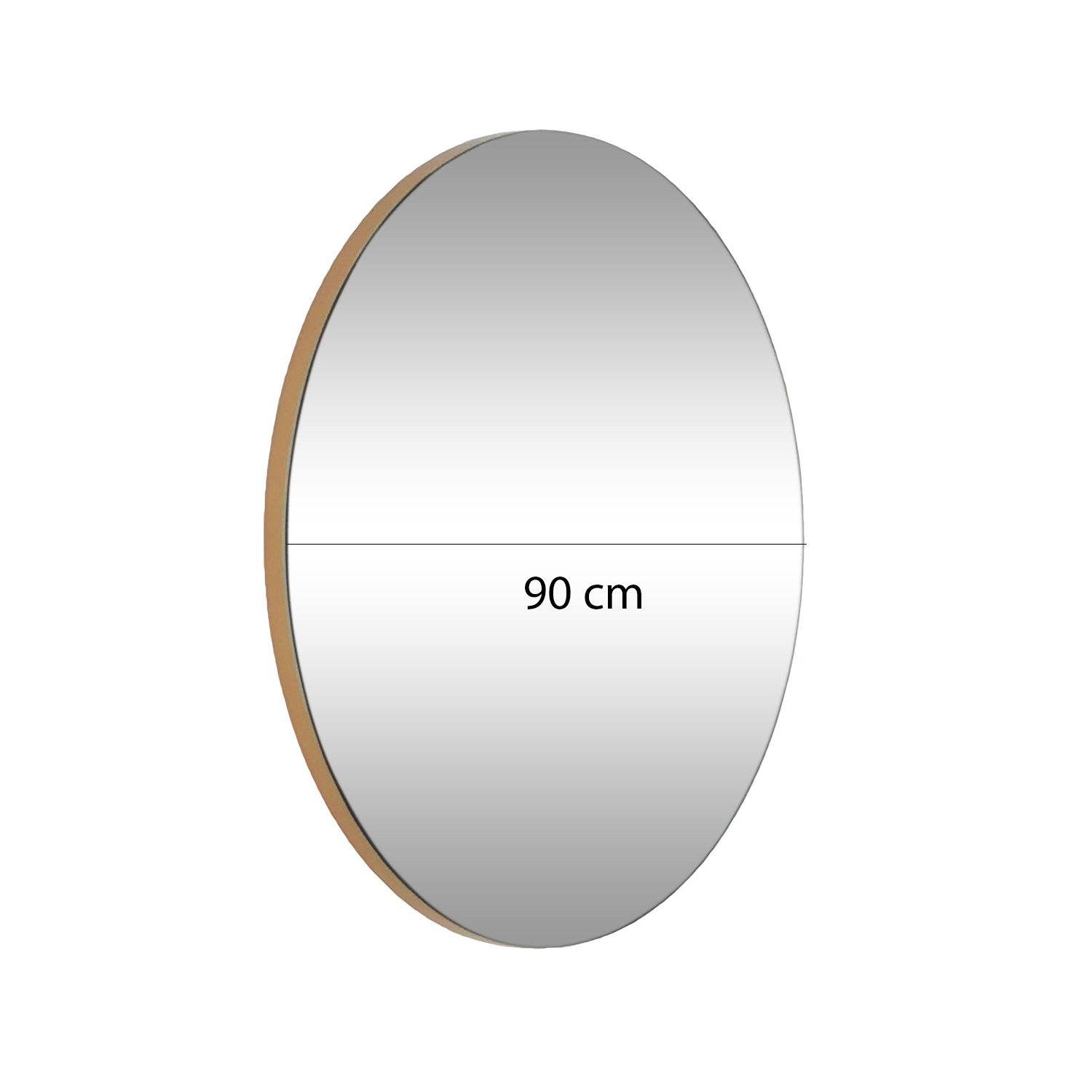 Peili Valento Furniture Gold 90, Halkaisija: 90 cm, kulta