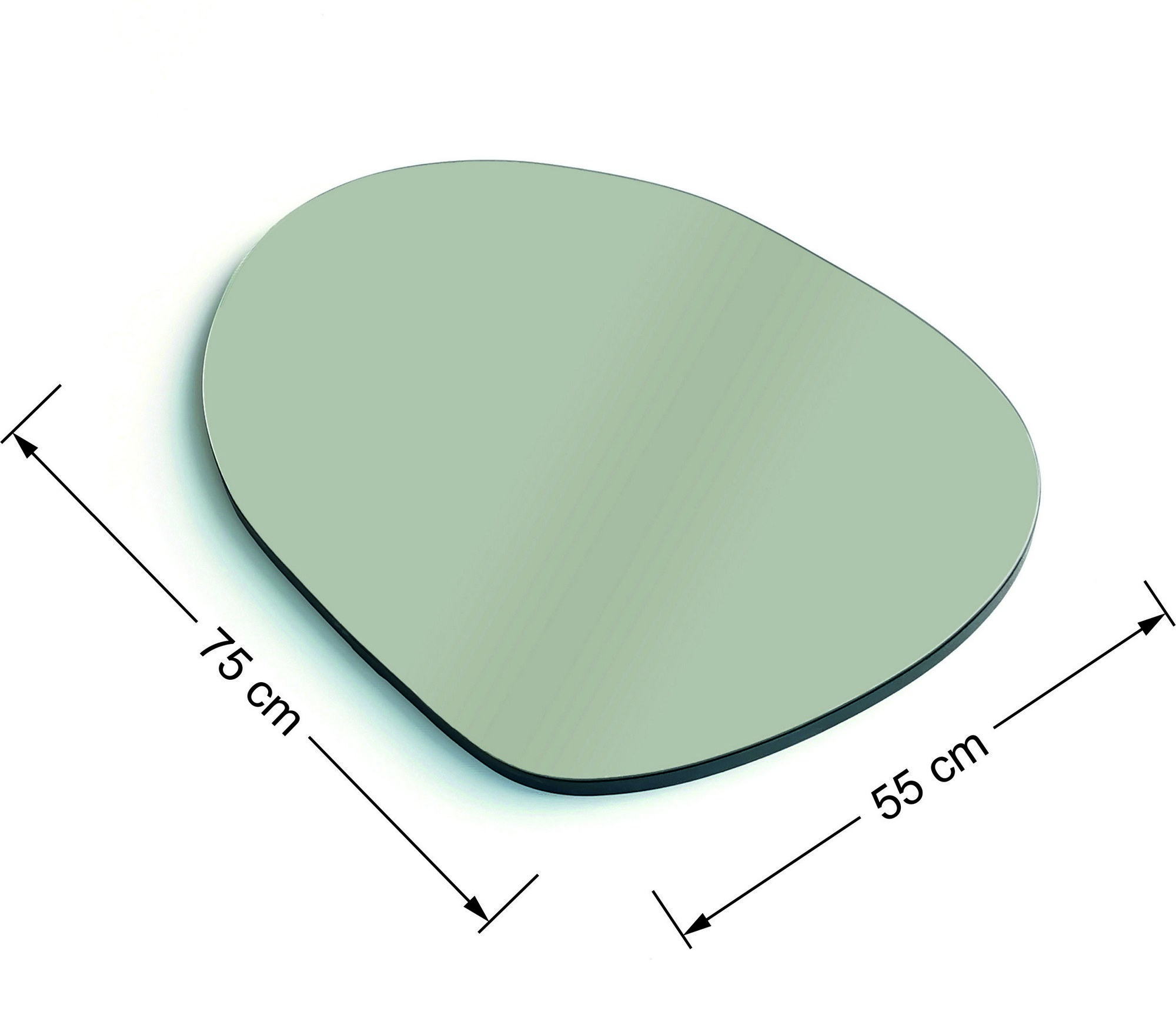 Peili Valento Furniture Gusto, 50x75cm, musta