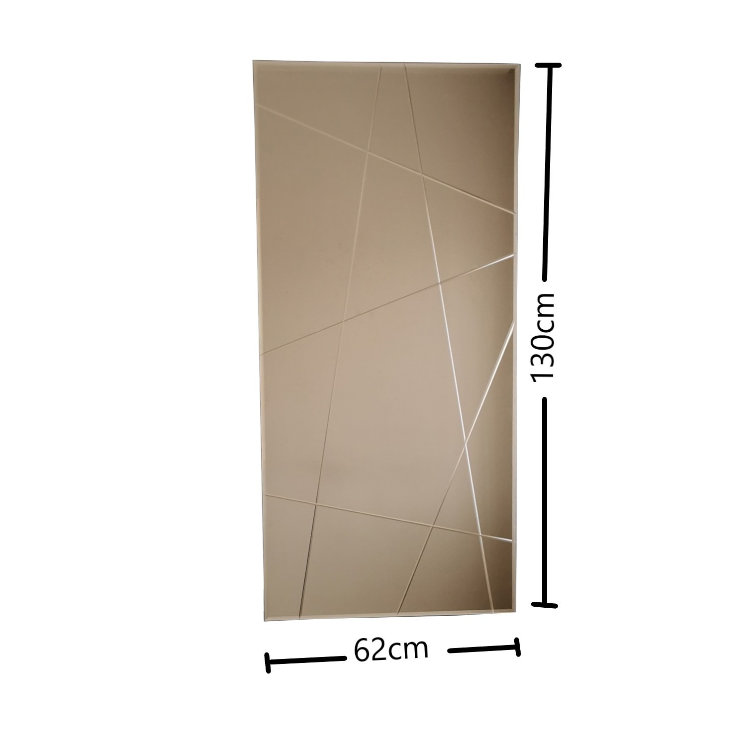 Peili Valento Furniture NSTLA309d, 62x130cm, Säädettävä, Hopea
