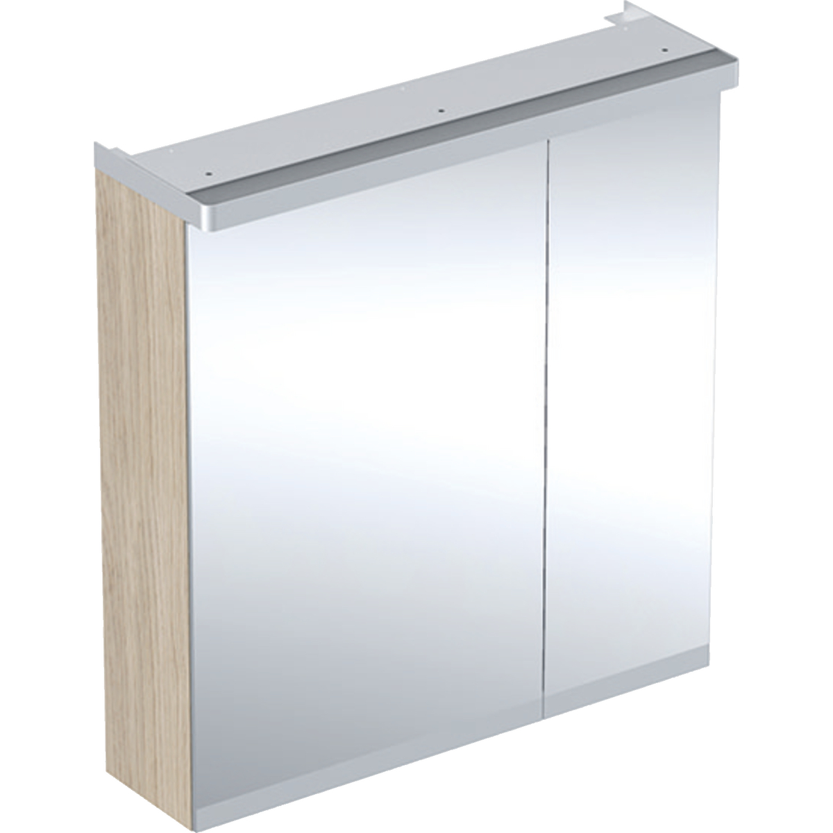 Peilikaappi Ido Glow 600, oikea, tammi