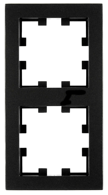 Peitelevy TamControl Visio S, 2-osainen, musta