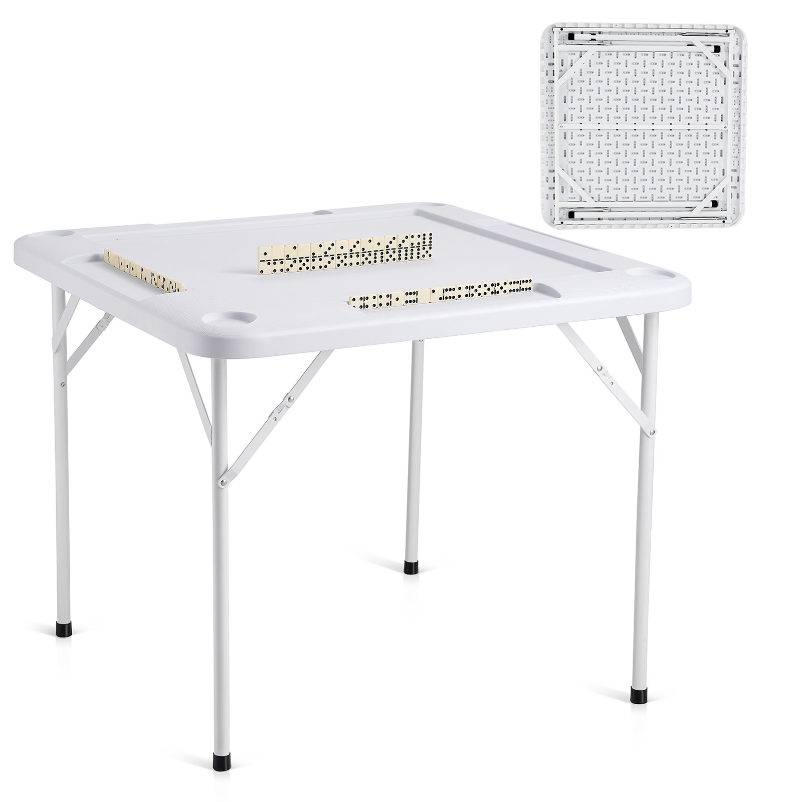 Pelipöytä North Craft SN-90, 90x90cm, valkoinen
