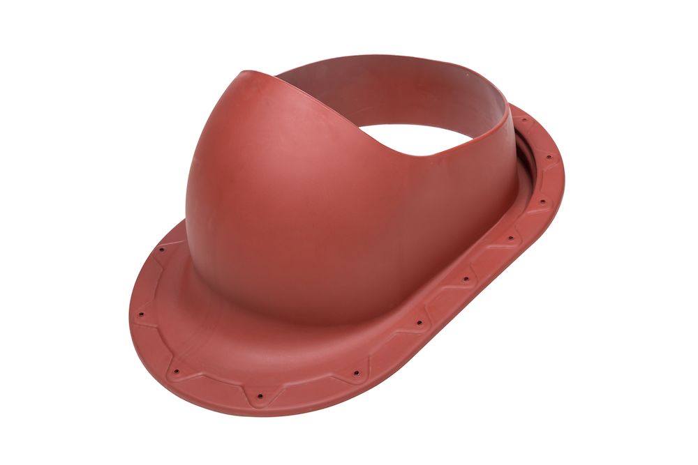 Peltikaton läpivienti Vilpe XL Classic, punainen