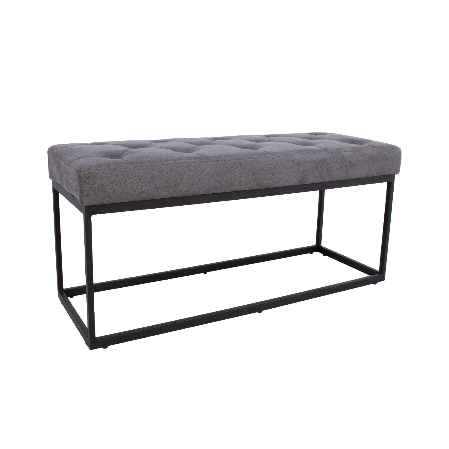 Penkki Home4You Brigite, 100x35x47cm, Harmaa