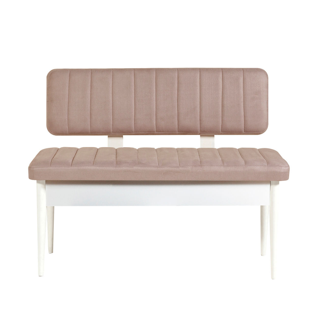 Penkki Valento Furniture Vina, 110x85cm, Valkoinen/Harmaa