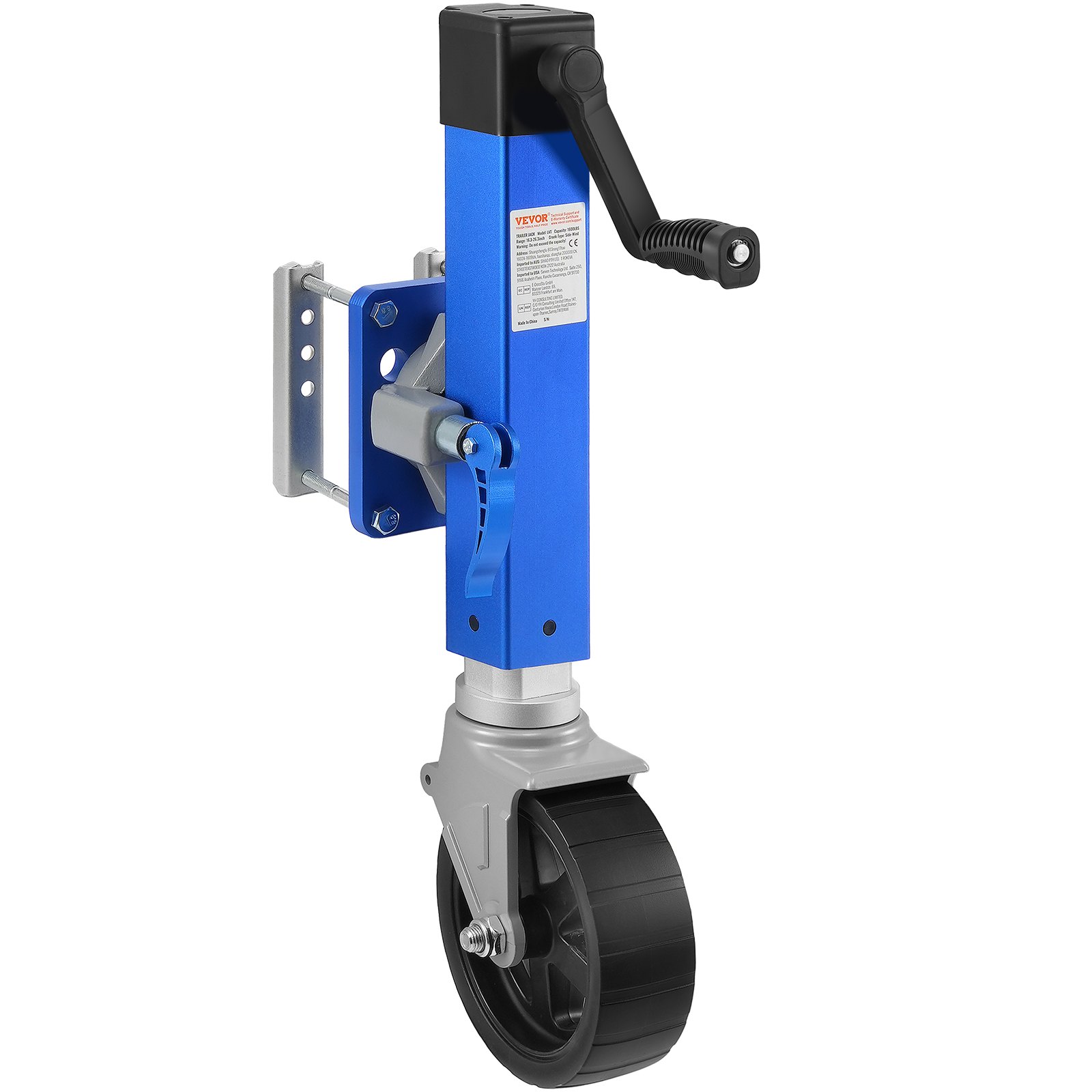 Perävaunun nokkapyörä North Craft LVT, 725kg, 410-670mm, Swivel Wheel