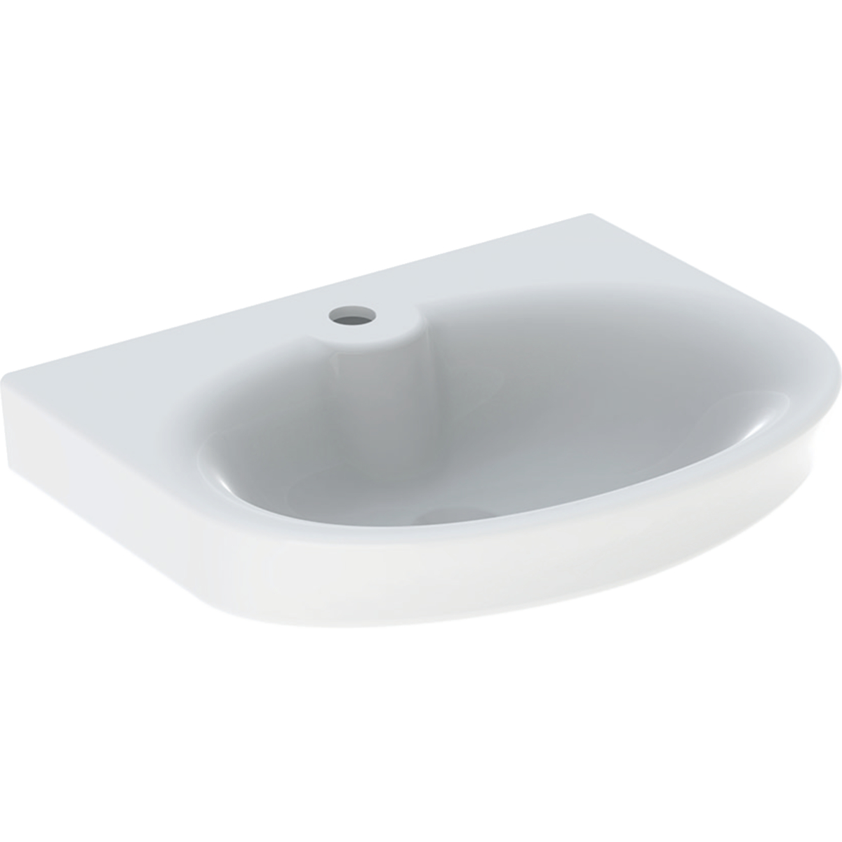 Pesuallas Ido Glow 560, ei ylivuotosuojaa, hanareikä keskellä