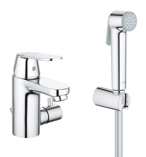 Pesuallashana Grohe Eurosmart Cosmopolitan, bideesuihkulla ja pesukoneventtiilillä