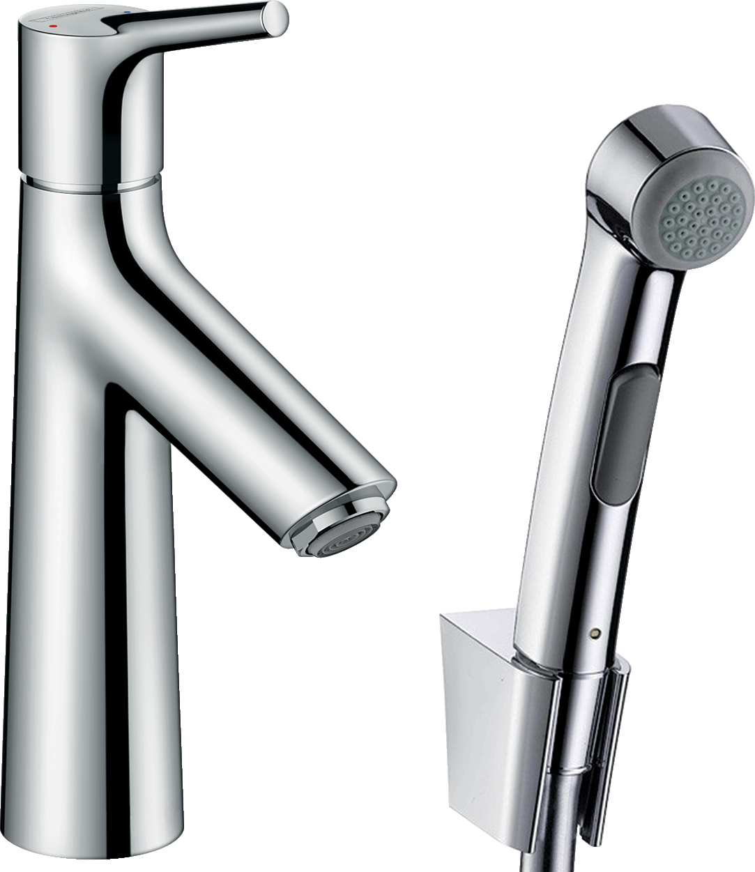 Pesuallashana Hansgrohe Talis S 100 Bidette, pohjaventtiilillä, kromi (72290000)