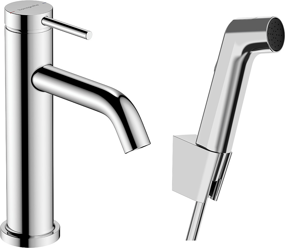 Pesuallashana Hansgrohe Tecturis S 110, bideesuihkulla, kromi