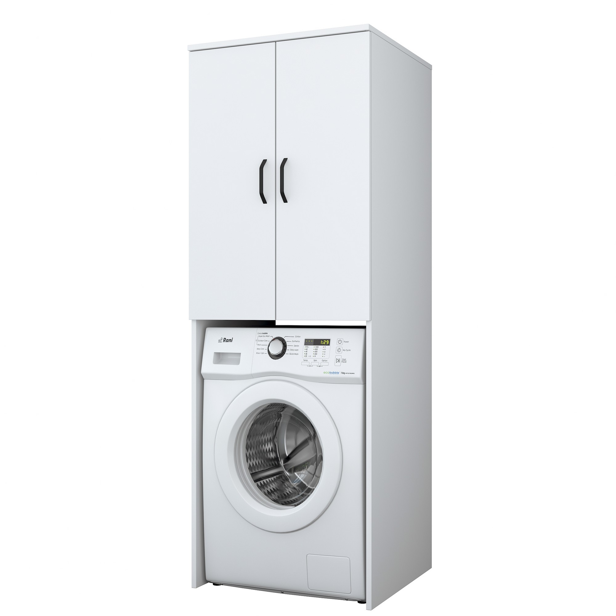 Pesukonekaappi Valento Furniture KD110, valkoinen