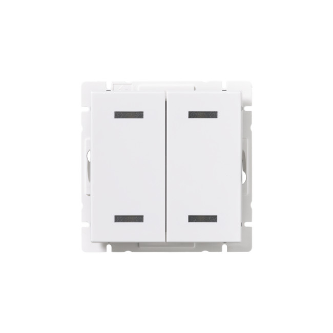 Pienjännitepainike ABB Impressivo, 4-osainen, 1A, 5-24V AC/DC, IP20, valkoinen