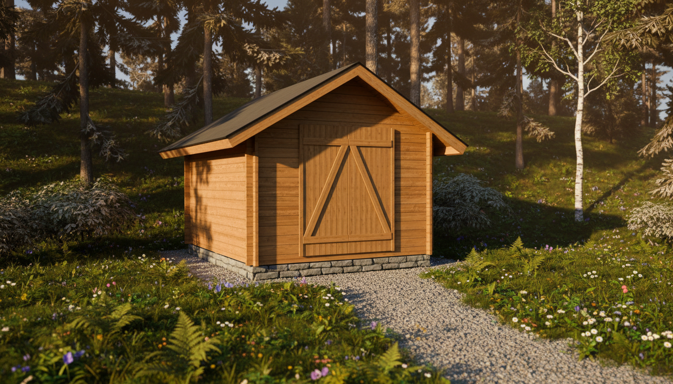 Pihavarasto LP Garden S-M, 10,5 m2