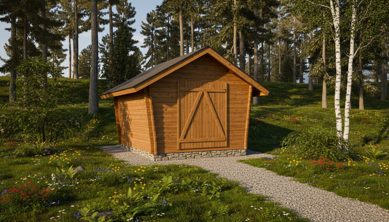 Pihavarasto LP Garden U-M, 10,5 m2