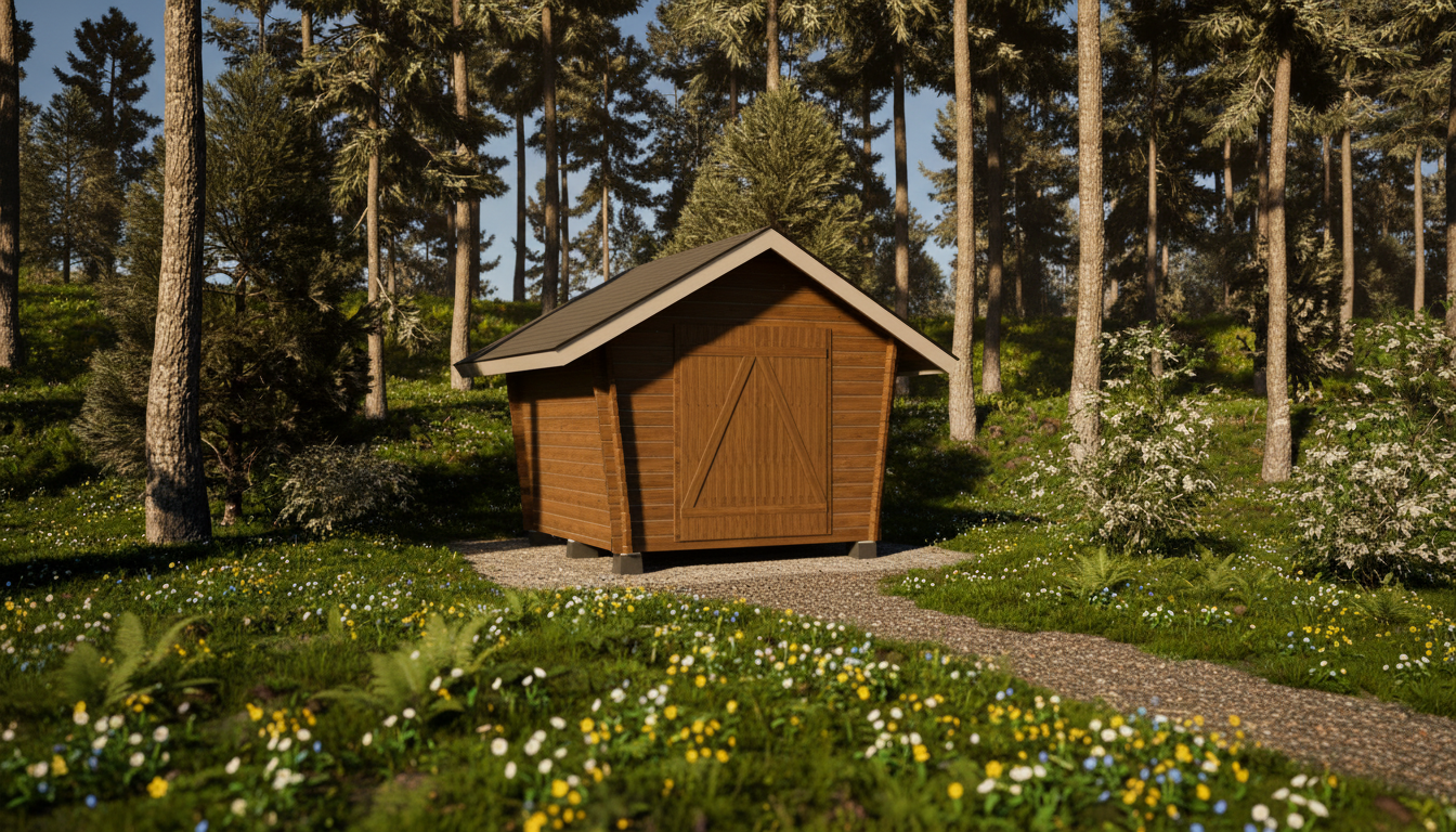 Pihavarasto LP Garden U-S, 6,3 m2
