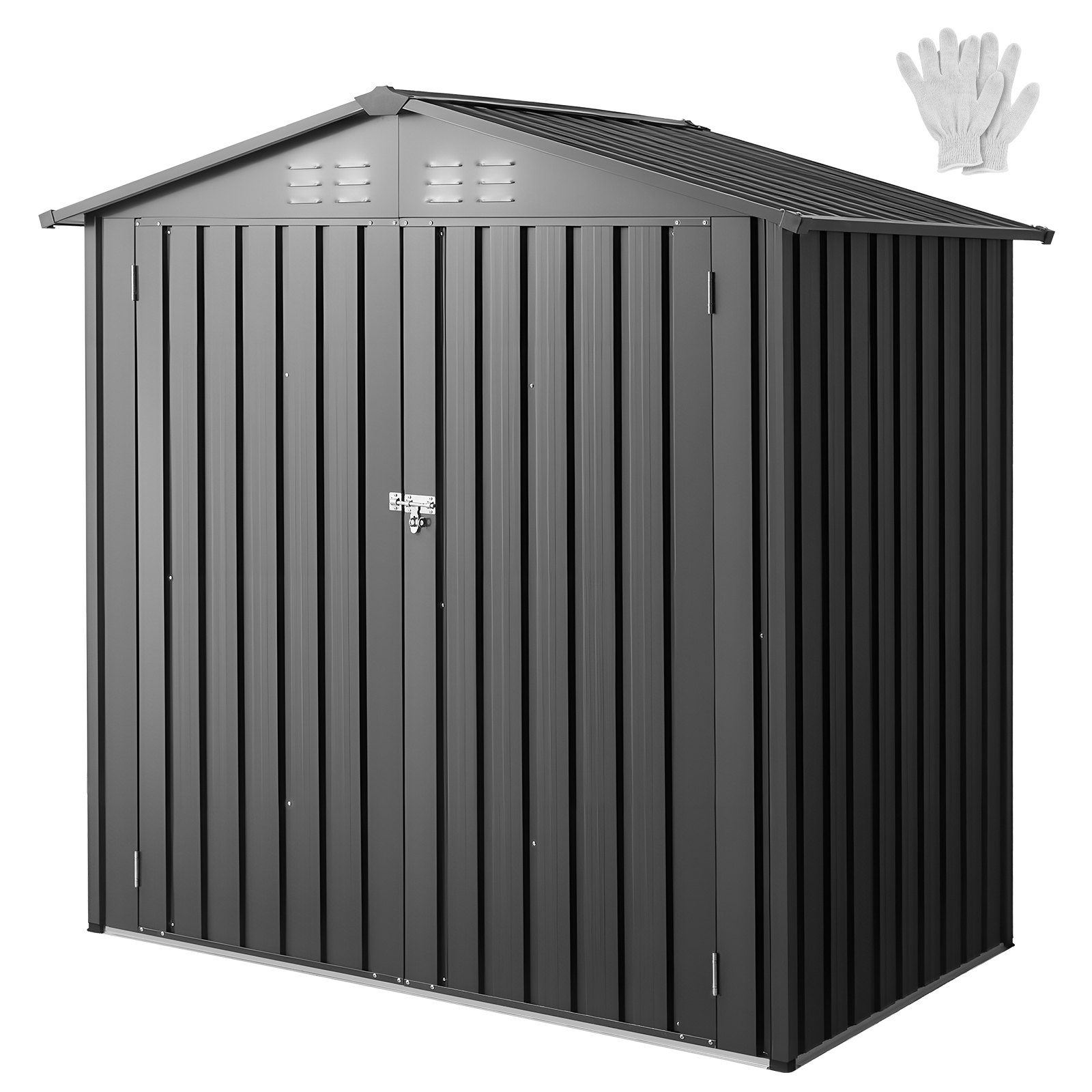 Pihavarasto North Craft TC-JH051, 1860x1210x1841 cm, Harmaa