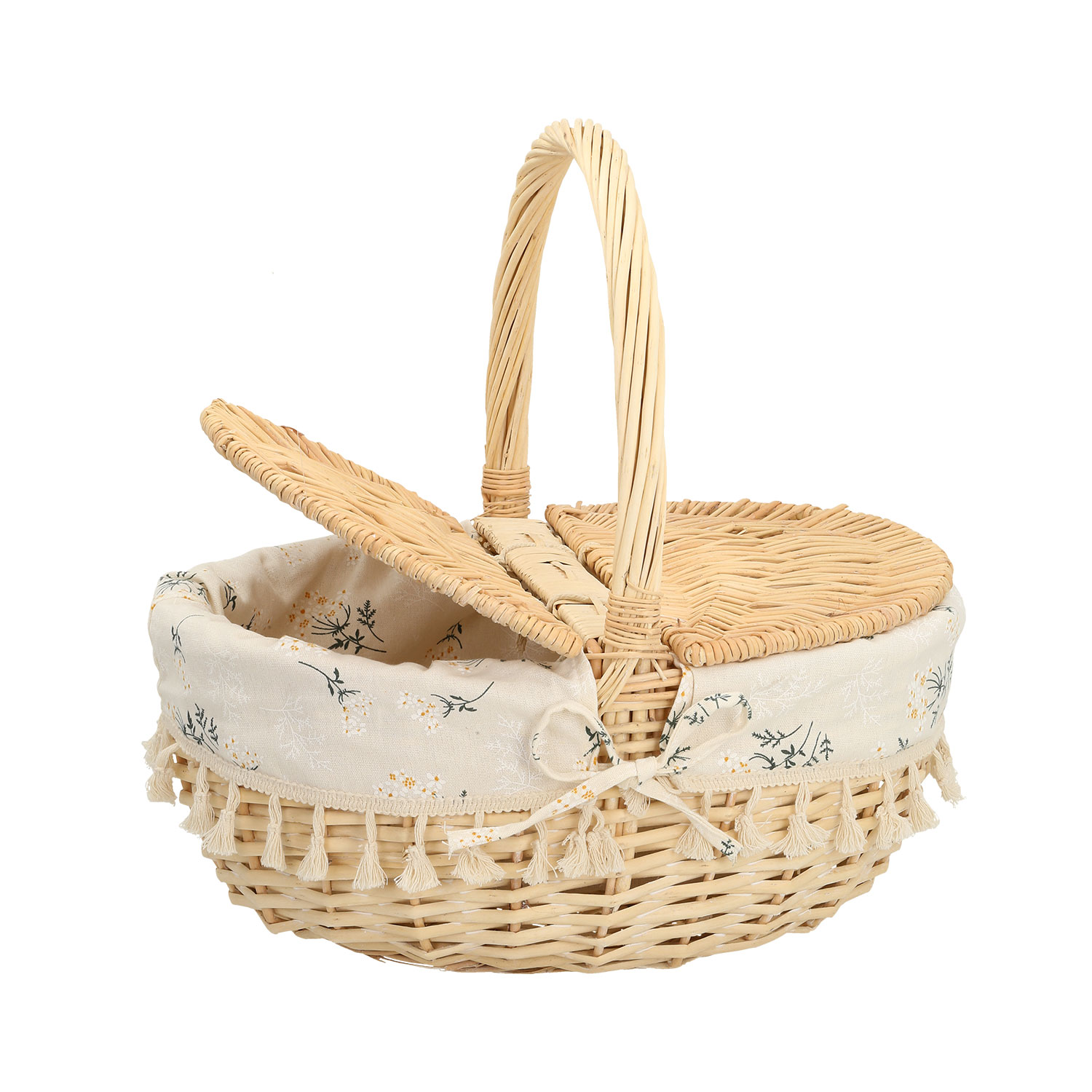 Piknik-kori Home4You Willi Emma, 40x32x17/40cm, Beige