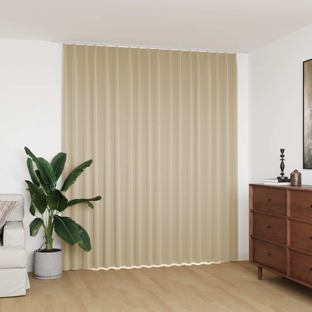 Pimennysverho koukuilla beige 290x245 cm
