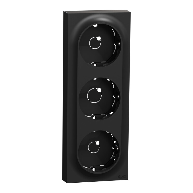 Pintakehys Schneider Electric ELKO One, 3-pintakojerasia, matala, musta