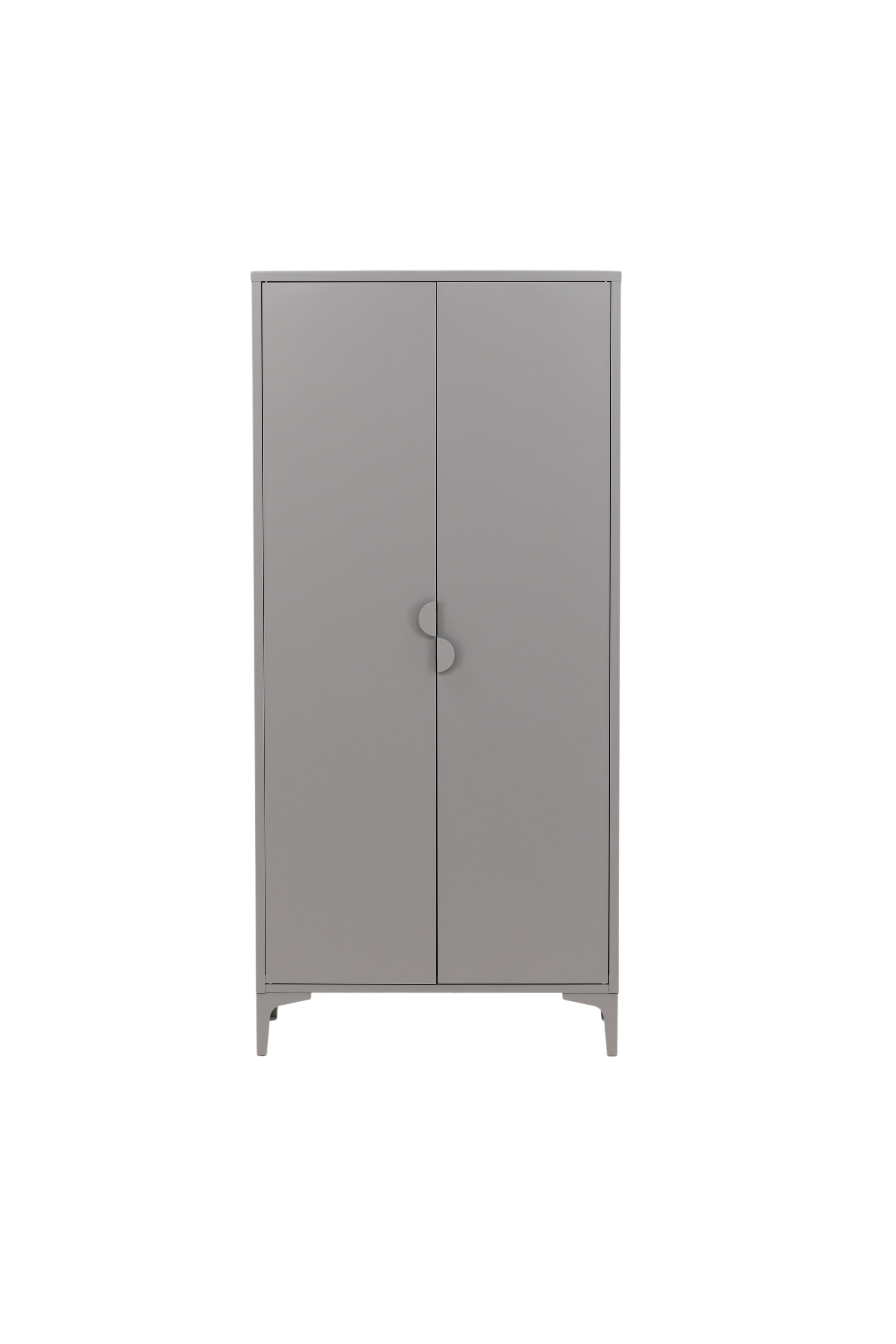 Vaatekaappi Venture Home Piring, 85x45x183 cm, vaaleanharmaa