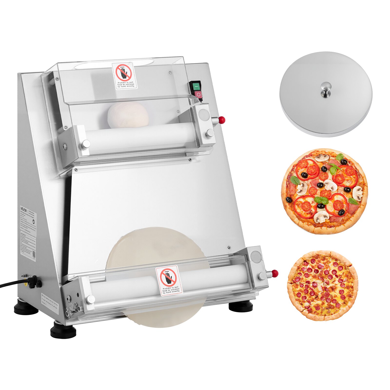 Pizzataikinan kaulintakone North Craft APD40, 530x520x640mm, ruostumaton teräs