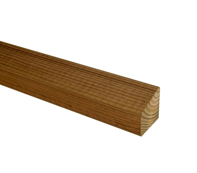 Kestopuu säleikkörima JR-Wood, 42x42/28x4200, NTR AB, ruskea
