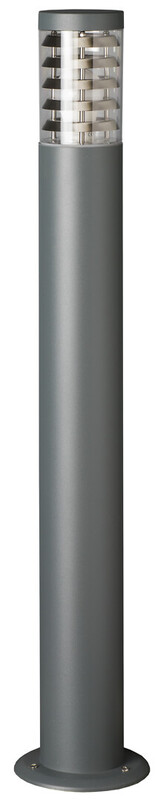 Pollarivalaisin Airam Park P, max 60W, E27, Ø100x920mm, IP44, harmaa/kirkas