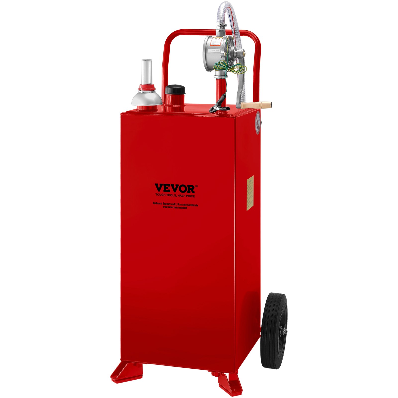 Polttoainesäiliö pyörillä North Craft 30 Gallon Fuel Caddy, 113L, pyörillä, punainen