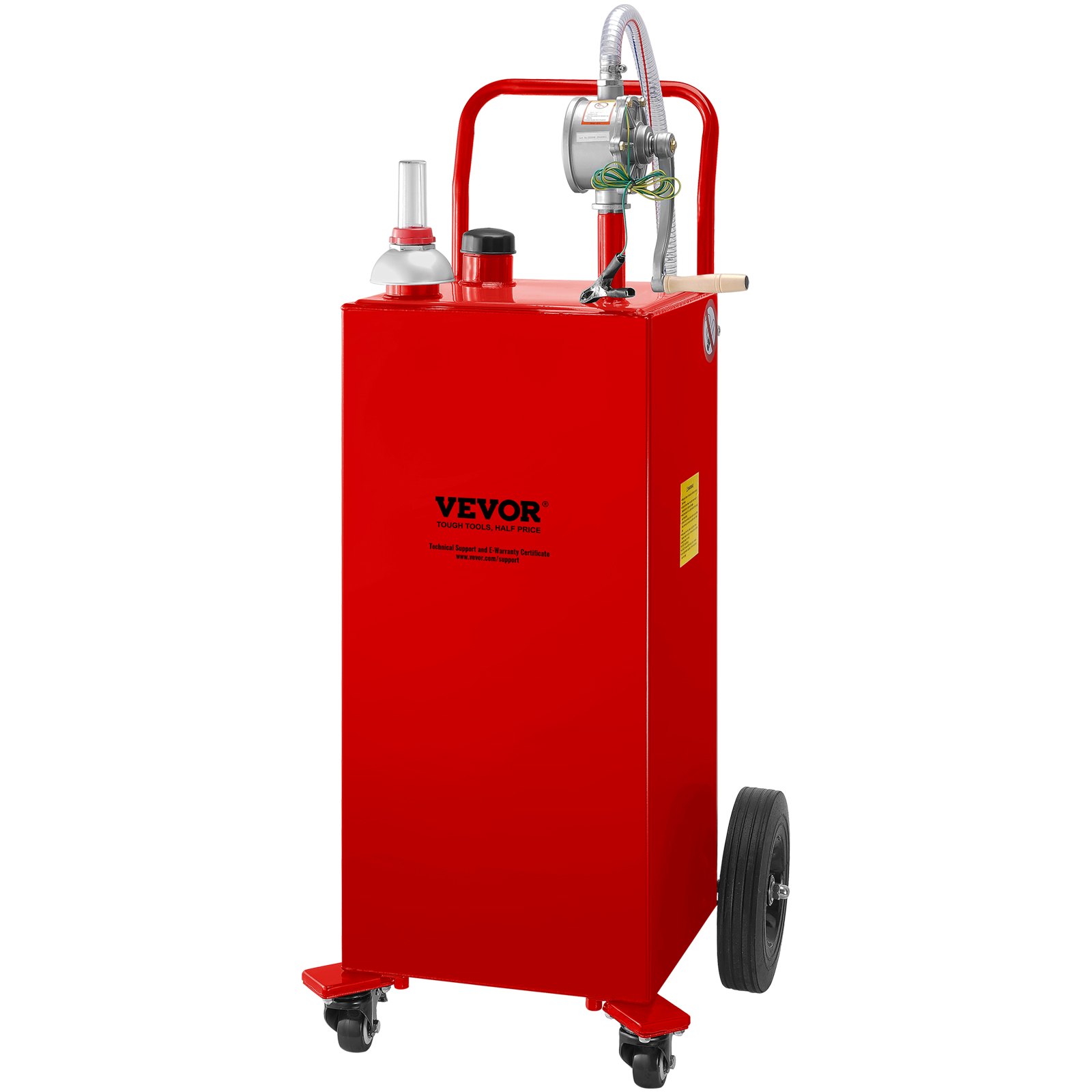 Polttoainesäiliö pyörillä North Craft Fuel Caddy, 132.49L, punainen