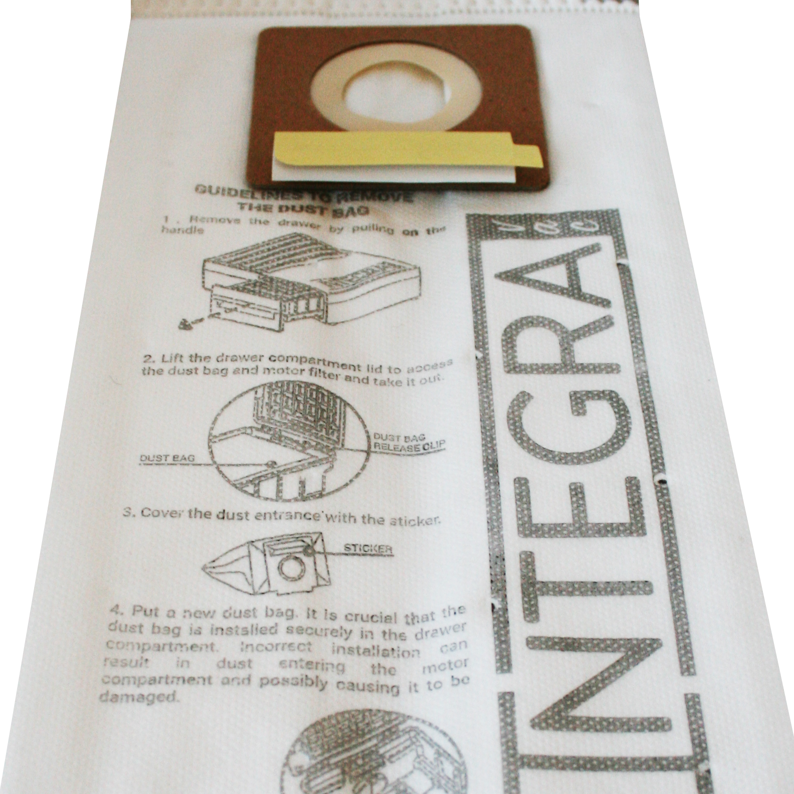 Pölypussi Beam Integravac, 4 litraa, 5 kpl
